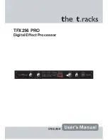 Preview for 1 page of The t.racks TFX256 PRO User Manual