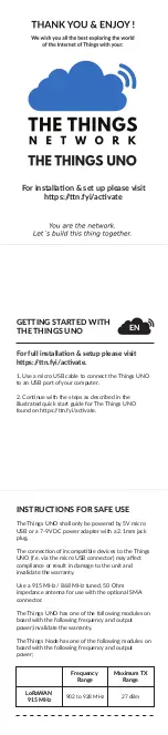 The Things Products The Things UNO Getting Started preview