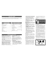 Preview for 2 page of The Tile Doctor WTS950LN Instruction Manual