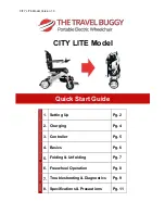 The Travel Buggy City Lite Quick Start Manual preview