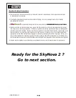 Preview for 17 page of The Wings Maker SkyNova Instruction Manual