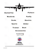 Preview for 14 page of The World Models Manufacturing ALMOST-READY-TO-FLY (ARF) SERIESGroovy 90 3A Instruction Manual