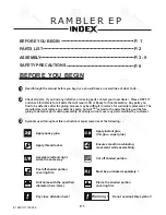 Preview for 2 page of The World Models Manufacturing Rambler EP Instruction Manual