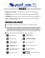 Preview for 2 page of The World Models Manufacturing SPOT-ON 120 AEROBATICS Instruction Manual