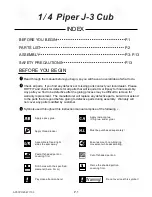 Preview for 2 page of THE WORLD MODELS 1/4 Piper J-3 Cub Instruction Manual