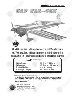 THE WORLD MODELS CAP 232-46S Instruction Manual preview