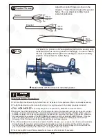 Предварительный просмотр 10 страницы THE WORLD MODELS F4U CORSAIR EP Instruction Manual