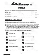 Preview for 2 page of THE WORLD MODELS LA Racer-40 Instruction Manual