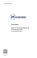 Theatrixx XVision TH-FIBER2SDI-T1 User Manual preview