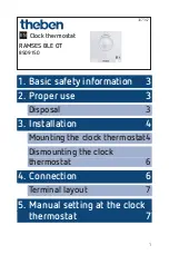 Theben 8509150 Manual preview