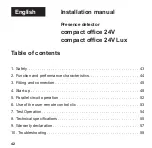 Предварительный просмотр 2 страницы Theben compact office 24V Installation Manual