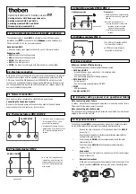 Theben HMG 8 Operating Instructions предпросмотр