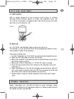 Предварительный просмотр 25 страницы Theben LU 101 HF Instruction Manual