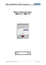 Предварительный просмотр 1 страницы Theben MIX 2 Series Manual