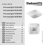 Theben PresenceLight 180A-KNX series Operating Manual предпросмотр