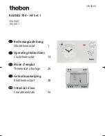 Theben RAMSES 784 HF Operating Instructions Manual preview