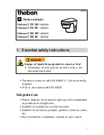 Предварительный просмотр 1 страницы Theben theLuxa S150 BK Manual