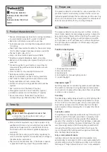 Preview for 1 page of Theben theRonda S360-100 UP WH Manual