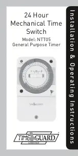 Preview for 1 page of Theben Timeguard NTT05 Installation & Operating Instructions Manual