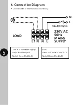 Предварительный просмотр 6 страницы Theben Timeguard PDFM1500 Installation & Operating Instructions Manual