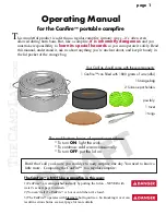 Preview for 1 page of TheCampLab.com CanFire Operating Manual