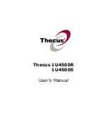 Thecus 1U4500R User Manual preview