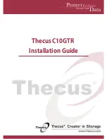 Предварительный просмотр 1 страницы Thecus C10GTR Installation Manual