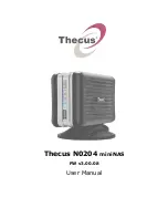 Thecus N0204 User Manual preview