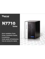 Preview for 1 page of Thecus N7710 series Quick Installation Manual