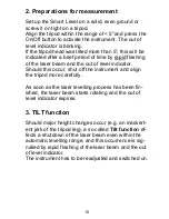 Preview for 15 page of THEIS SMART LEVEL H. Operating Instructions Manual