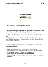 Preview for 27 page of THEIS VISION 2N AUTOSLOPE Instruction Manual