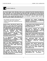 Preview for 3 page of Thelin PARLOUR 3000-MV Installation And Operating Instructions Manual