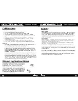 Preview for 5 page of TheLoudest.com Competition Pro TL-1121 Owner'S Manual