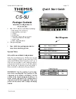 Themis CS-5U Quick Start Manual предпросмотр