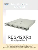 Themis RES-12XR3 Installation Manual предпросмотр