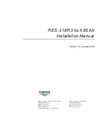 Предварительный просмотр 3 страницы Themis RES - 32XR3 Installation Manual