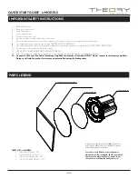 Preview for 3 page of THEORY ic Quick Start Installation Manual