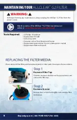 Preview for 8 page of ThePondguy AllClear G2 2000 Product Manual