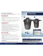 Preview for 2 page of ThePondguy AllClear Series Installation Manual