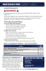 Preview for 4 page of ThePondguy LEDPro Series Product Manual