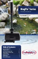 ThePondguy MagFlo Series Product Manual preview