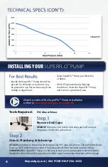 Preview for 4 page of ThePondguy SuperFlo 9000 Product Manual