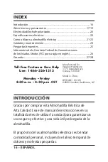 Preview for 16 page of Thera Care 24-810 Series Instruction Manual