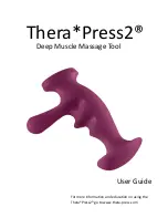 THERA PRESS TheraPress2 Cranberry User Manual предпросмотр