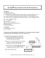 Preview for 2 page of TherAdapt Products OC-150 Instructions Manual