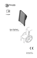 Therafin Easy Clip Back 50017 Manual preview