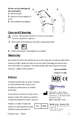 Предварительный просмотр 5 страницы Therafin Surelock 50218 Manual