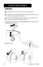 Предварительный просмотр 8 страницы Therafin Surelock 50218 Manual