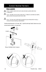 Предварительный просмотр 16 страницы Therafin Surelock 50218 Manual