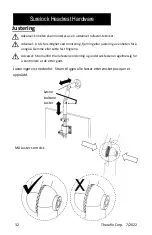 Предварительный просмотр 32 страницы Therafin Surelock 50218 Manual